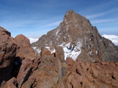 Point Lenana (4985m), Mt. Kenya, Keňa