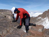 Point Lenana (4985m), Mt. Kenya, Keňa