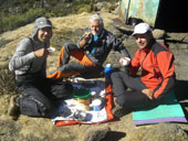 Kilimandžáro - Arrow Glacier Camp, Tanzanie