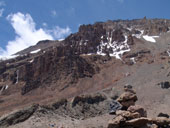 Kilimandžáro - Arrow Glacier Camp, Tanzanie