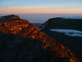 Uhuru Peak (5895m), Kilimandžáro, Tanzanie