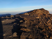 Uhuru Peak (5895m), Kilimandžáro, Tanzanie