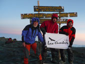 Uhuru Peak (5895m), Kilimandžáro, Tanzanie