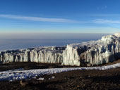 Uhuru Peak (5895m), Kilimandžáro, Tanzanie