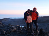 Uhuru Peak (5895m), Kilimandžáro, Tanzanie