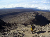 Uhuru Peak (5895m), Kilimandžáro, Tanzanie