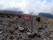 Uhuru Peak (5895m), Kilimandžáro, Tanzanie