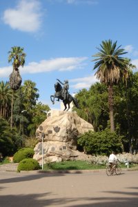 Square of saint Martin, Mendoza, Argentina, 13. 1. 2006