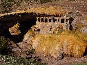 Former spa in Puente del Inca, Argentina, 24. 1. 2006