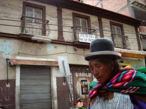 Ulice La Pazu, Bolívie, 10. února 2006