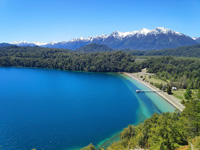 Krásná jezera v okolí Bariloche, Argentina