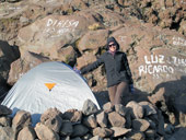 Výstup na Misti (5822m), Peru