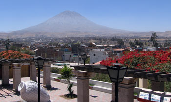 Arequipa a vulkán Misti (5822m), Peru