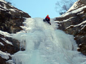 Kaunertal - lezení v ledu, Rakousko