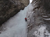 Kaunertal - lezení v ledu, Rakousko