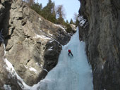 Kaunertal - lezení v ledu, Rakousko