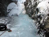 Kaunertal - lezení v ledu, Rakousko