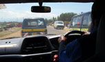 In private matatu from Nairobi to Chogoria.