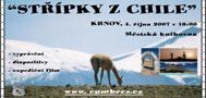 Malý plakat - 'Střípky z Chile'.