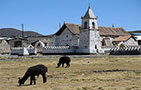 Kostelík ve vesničce Isluga, Chile