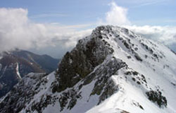 Západní Tatry (Roháče) - pohled z vrcholu Baníkov (2178m).