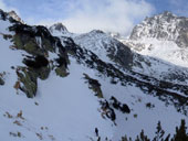 Výstup na Satan (2421m), Vysoké Tatry, Slovensko.