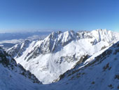 Výstup na Satan (2421m), Vysoké Tatry, Slovensko.