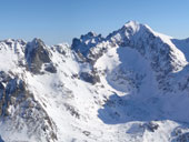 Výstup na Satan (2421m), Vysoké Tatry, Slovensko.