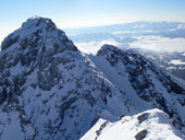 Výstup na Satan (2421m), Vysoké Tatry, Slovensko.