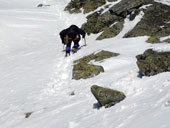 Výstup na Satan (2421m), Vysoké Tatry, Slovensko.