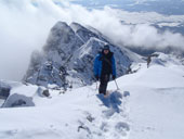 Výstup na Satan (2421m), Vysoké Tatry, Slovensko.