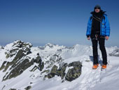 Výstup na Satan (2421m), Vysoké Tatry, Slovensko.