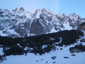 Výstup na Satan (2421m), Vysoké Tatry, Slovensko.