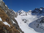 Výstup na Satan (2421m), Vysoké Tatry, Slovensko.