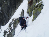 Výstup na Satan (2421m), Vysoké Tatry, Slovensko.