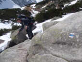 Výstup na Satan (2421m), Vysoké Tatry, Slovensko.