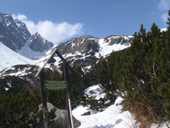 Výstup na Satan (2421m), Vysoké Tatry, Slovensko.