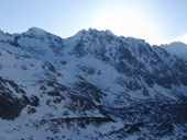 Výstup na Satan (2421m), Vysoké Tatry, Slovensko.