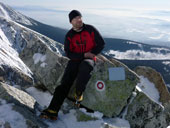 Výstup na Štrbské Solisko (2320m), Vysoké Tatry, Slovensko.