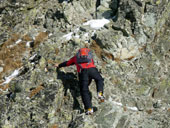 Výstup na Štrbské Solisko (2320m), Vysoké Tatry, Slovensko.