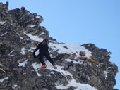 Výstup na Štrbské Solisko (2320m), Vysoké Tatry, Slovensko.