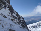 Výstup na Štrbské Solisko (2320m), Vysoké Tatry, Slovensko.