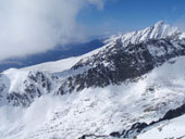 Výstup na Štrbské Solisko (2320m), Vysoké Tatry, Slovensko.