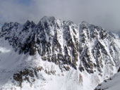 Výstup na Štrbské Solisko (2320m), Vysoké Tatry, Slovensko.