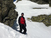 Výstup na Štrbské Solisko (2320m), Vysoké Tatry, Slovensko.