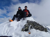 Výstup na Štrbské Solisko (2320m), Vysoké Tatry, Slovensko.